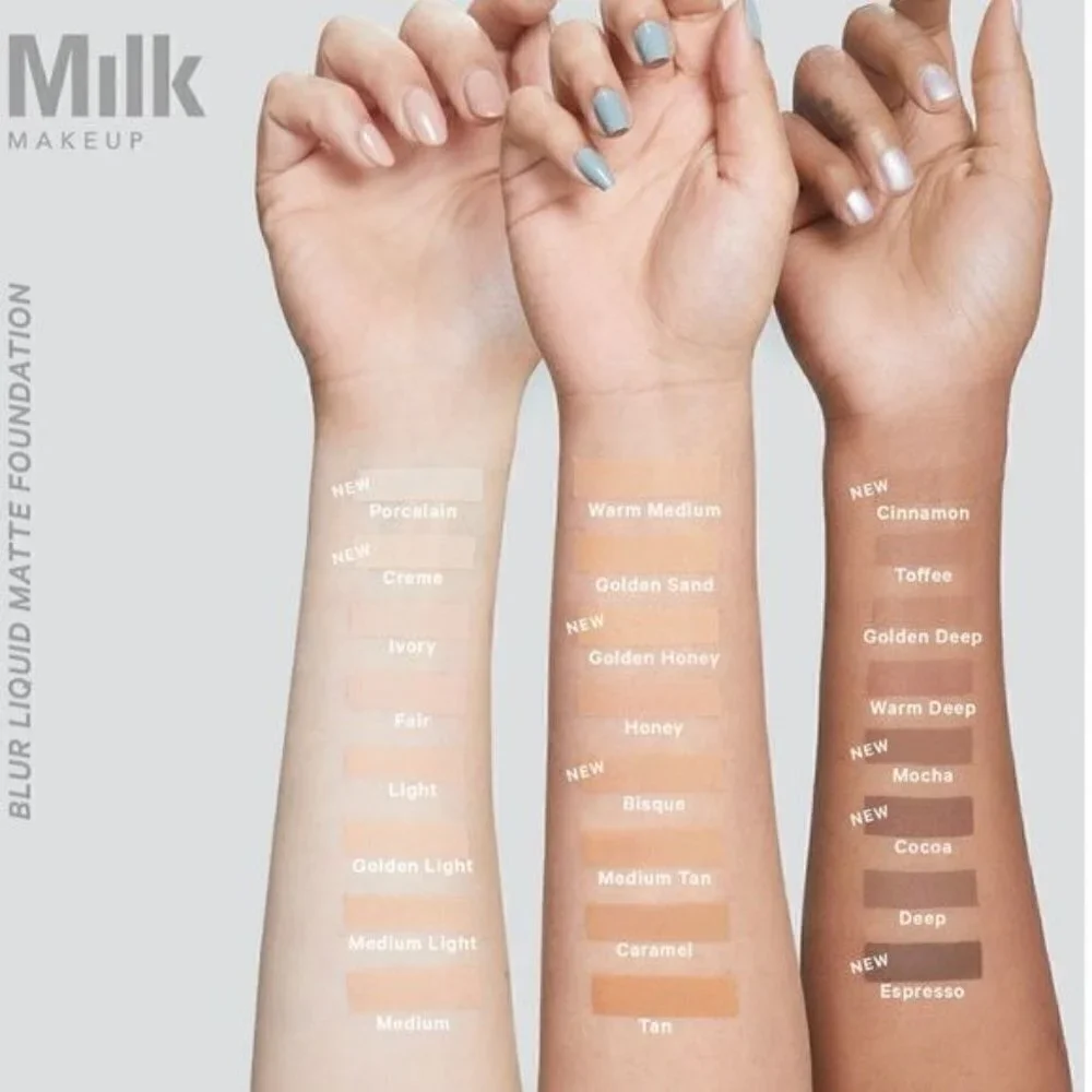 Milk Makeup Blur Liquid Matte Foundation in Deep NIB